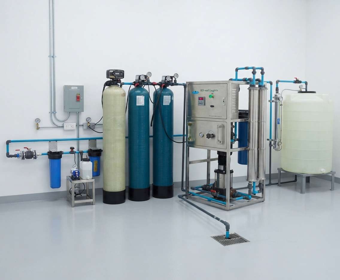 500L/hr Double Stage RO Water Purification System